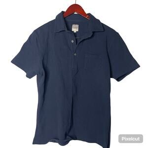 Hardy Amies navy blue polo shirt sz L
